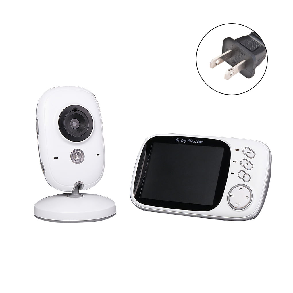 3.2" Digital Wireless Baby Monitor 2-Way Talk Video Audio Night Vision Camera 