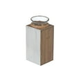 thumbnail image 4 of IH Casa Decor White Wooden Tealight Candle Holder With Rope 6.30", 4 of 4