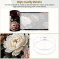 thumbnail image 4 of Bouquet Linen Drum Lampshades Vintage Floral Peony Rich Red Soft Pink Flowers Dark 13"x13"x10" Light Shade for Table Lamps Floor Lamp Shades Lampshade Replacement Assembly Required, 4 of 8