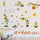 thumbnail image 5 of Pegatinas de pared para decoración del hogar, dormitorio infantil, con diseño de abeja pequeña de dibujos animados, pegatinas para ventanas de vidrio, pintura autoadhesiva, 5 of 5