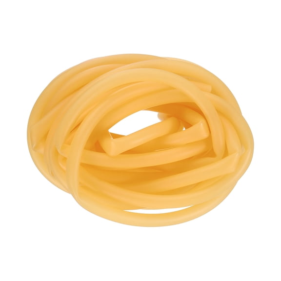 Natural Latex Rubber Tubing, 3/16" ID x 9/32" OD 16.4Ft Elastic Tube