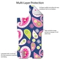 thumbnail image 4 of DistinctInk Custom SKIN / DECAL compatible with OtterBox Commuter for iPhone 11 Pro MAX (6.5" Screen) - Pink Green Navy Paisley, 4 of 5