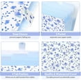 thumbnail image 3 of WarmHaven Expanding File Folder with 5 Pockets, Floral Accordion File Organizer for Important Document，Portable Receipt Paper Organizer，School Office Supplies,Blue, 3 of 8