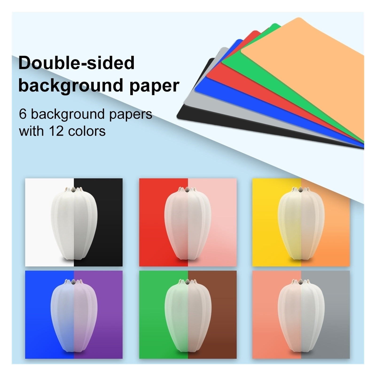 Softbox 3 Color Light Modes Lightbox Dimmable Led Ring Light Box Photo Lighting Studio Shooting Tent Box 6 Color Backdrops ,Professional Equipment