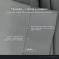 thumbnail image 3 of SHEEX Arctic Aire MAX Sheet Set, Ultrasoft Cooling Sheets with 1 Flat Sheet, 1 Fitted Sheet, and 2 Pillow Cases, King, Silver, 3 of 7