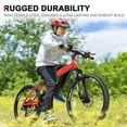 thumbnail image 3 of UBesGoo 24in Folding Mountain Bike Shimano 21-Speed, with Disc Brakes for Aldult, Men, Red, 3 of 9