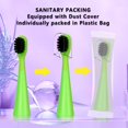thumbnail image 2 of Toothbrush Heads iOearry 6 Pack with Dust Covers Green, 2 of 6