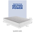 thumbnail image 2 of Protector de Colchón SPRING AIR NEUTRO POWER | Impermeable con Hilos de Carbón Antiestrés, Tecnología Skin System Fresca., 2 of 6