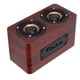 thumbnail image 5 of Altavoz Bluetooth retro de madera con subwoofer - Altavoz estéreo para tableta doméstica (grano de madera marrón), 5 of 10