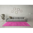 thumbnail image 3 of Ahgly Company Indoor Rectangle Abstract Pink Modern Area Rugs, 2' x 4', 3 of 4
