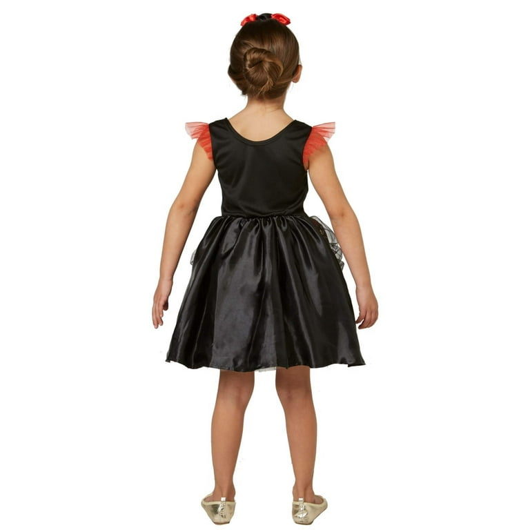 Day Of The Dead Girls Costume Red Rose Dress