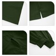 thumbnail image 6 of Scrubs Set V Neck Short Sleeve Medical Scrub Tops & Cargo Taper Pants Solid Comfort Easy Care 2 Pieces Outfit, XL, 6 of 7