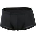 thumbnail image 3 of Jalioing Mens Boxer Underwear Breathable Low Rise Boxer Briefs Comfortable Stretchy Short Leg Trunks Underpants, 3 of 3