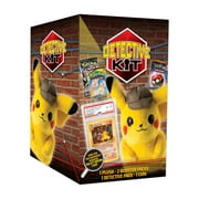 Pokemon Detective Pikachu Plush Doll Kit- 1 Pikachu Plush Doll | 2 Booster Packs | Chance to find 1st Edition Charizard