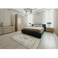 thumbnail image 4 of Ahgly Company Indoor Rectangle Traditional Khaki Green Persian Area Rugs, 6' x 9', 4 of 6