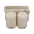 thumbnail image 1 of Toothbrush Holders Wall Mounted, Automatic Toothpaste Squeezer Dispenser, No Nails Wall Friendly Multi Functional Toothbrush Holder for Bathroom and Vanity, Easy To Install, 1 of 8
