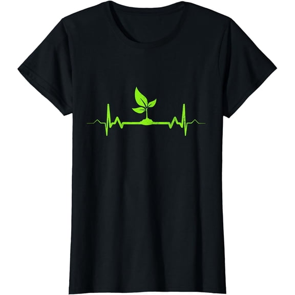Plant Heartbeat T-Shirt Vegan Plant Lover Shirt Gift