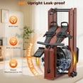 thumbnail image 5 of YOSUDA Foldable Water Rowing Machine for Home - 400LBS Capacity Rower with LCD Monitor & Bluetooth App, Solid Beech Wood, Space-Saving Design, Full-Body Workout, 5 of 11