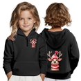 thumbnail image 2 of Boys Print Zip-Up Hoodie, Casual Full-Zip Sweatshirt with Pockets for Kids, Fall Wear, Sizes S-XL, 2 of 5