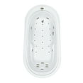 thumbnail image 2 of WaterTech Acrylic 73 in. x 38 in. Elite Series Drop-In Whirlpool and Air Bath Combination Tub - Bone, 2 of 3