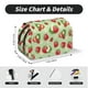 thumbnail image 5 of Disketp Strawberry Floral Estuche de Lápices de Doble Capa con Tapa Abatible y Cremallera, Organizador Escolar para Adolescentes y Adultos, 5 of 7