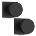 thumbnail image 1 of MEGA HANDLES Mannequin I Bouton de Porte pour Couloir, Garde-Robe et Salle de Bain I Conception Réversible Robuste I Convient à Toutes les Tailles de Porte Standard I Vis Incluses - Bla, 1 of 8