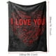 thumbnail image 1 of Ganfancp 100 Lenguajes para Expresar Amor para Él o Ella Manta de Franela con Letra Impresa Regalo San Valentín Ofertas de La Semana 1X Manta, 1 of 2