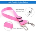 thumbnail image 3 of Car safety buckle dog retractable safety rope pet traction belt - Pink, 3 of 6