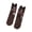 W122 Coffee, variant on Likimi Fuzzy Fleece Socks For Men And Women Cute Cartoon Print Thick Winter Warm Fashionable Socks Size One Size