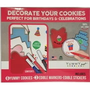 Yummy Art Edibles Cookie Decorating Kit - Happy Birthday