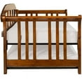 thumbnail image 6 of Hillsdale Furniture Dorchester Wood Mission-Style Twin Daybed with Trundle, Walnut, 6 of 12