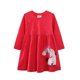 thumbnail image 1 of Vestido de otoño para niñas, vestido de manga larga para niños, lindo vestido de otoño para niñas de punto de algodón, 1 of 5