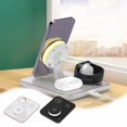 thumbnail image 1 of YCYHDS Three In One Wireless Charger 15W Fast Charging Multifunctional Folding Light Magnetic Suction Wireless Charging Clearance Sales Today Deals Prime, 1 of 8