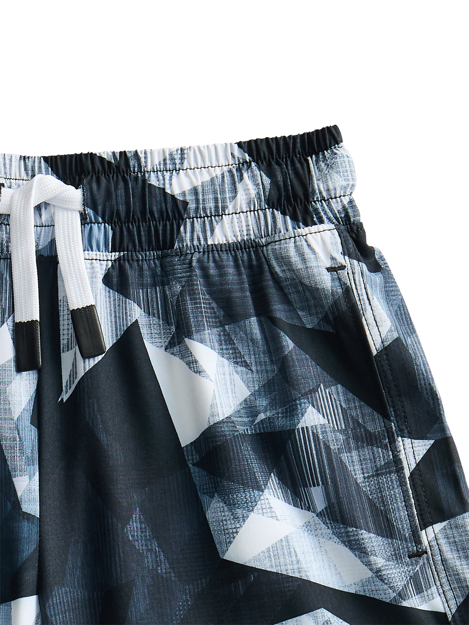 Athletic Works Boys' Print Performance Shorts, Sizes 4-18 & Husky