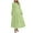 Mint Green, variant on Busydd Women Dresses Solid Color Long Sleeve Wedding Guest Dresses for Women Casual V Neck Tunic Fall Dress Fashion Pleated Tiered Midi Dresses for Women S