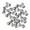 Gris, variante sur GUOOL 100x Perles de Fleurs Artisanat Fait Main Breloques de Perles de Fleurs Transparentes Perle Florale Claire