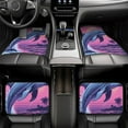 thumbnail image 7 of Vsdgher Hawaiian Beach Dolphin Car Foot Mat Set of 4 Pieces Universal Floor Liner Car Accessories Fits Most Cars, Trucks, Vans, sedans, SUV, 7 of 7