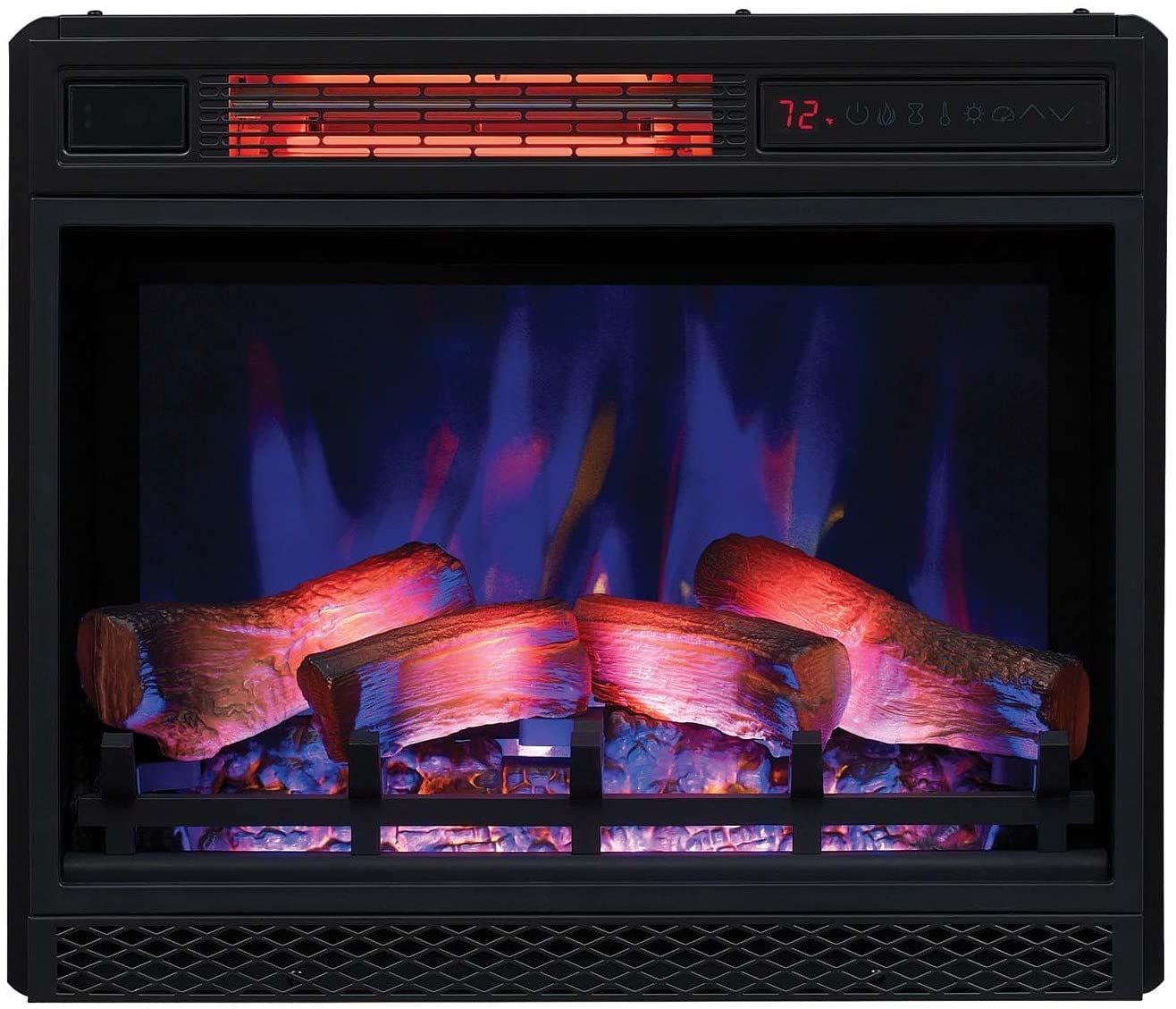 ClassicFlame 32-In 3D Spectrafire Plus Infrared Electric Fireplace Insert -  32II042FGL - Walmart.com