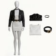 thumbnail image 2 of Behind Market with You Anime Cosplay Couple Hollween Costume Tayama Sasaki Dress Suit Set for Career Role Play Theme Halloween Party,Size 3XL, 2 of 8