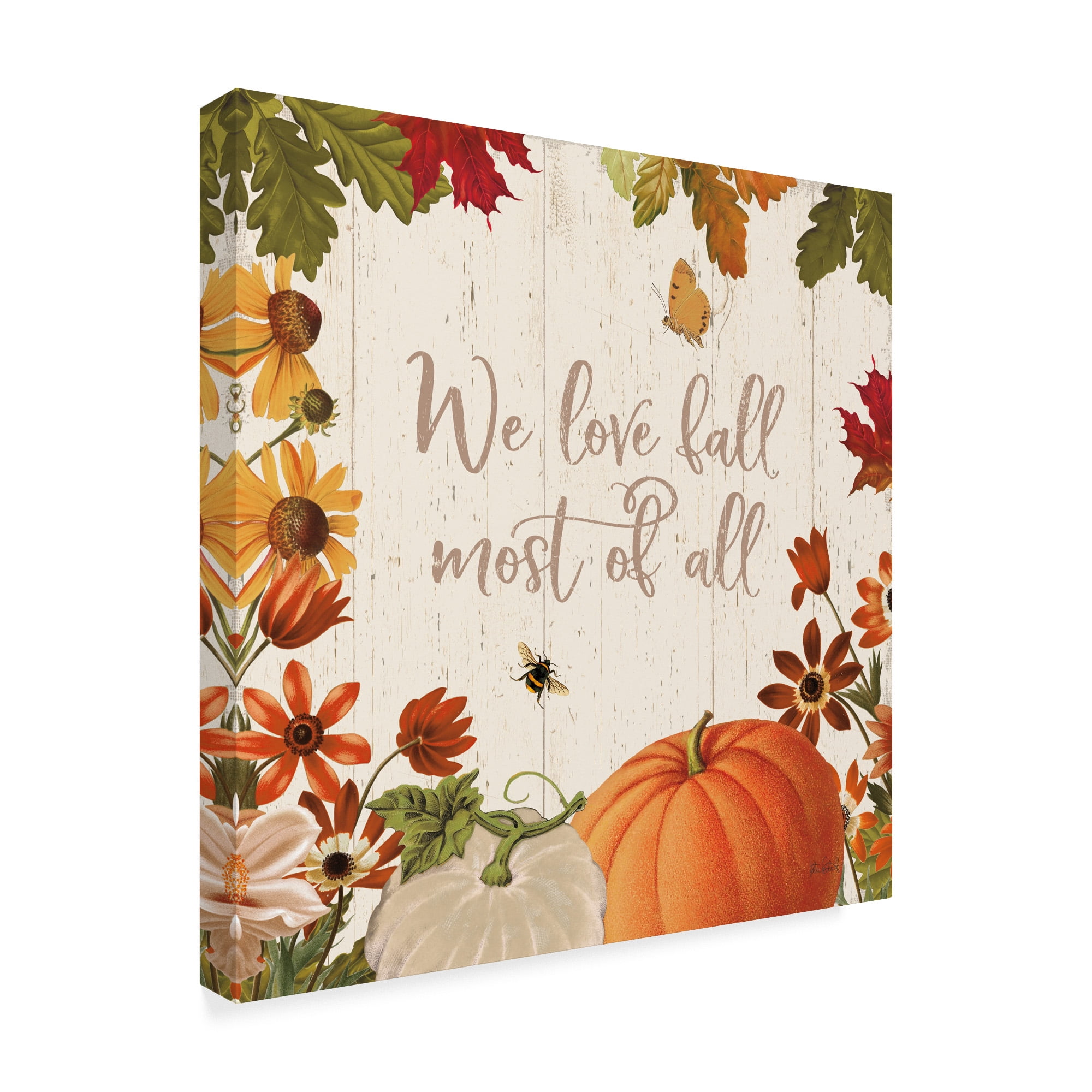 Trademark Fine Art 'Fall Garden II' Canvas Art by Katie Pertiet