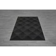 thumbnail image 3 of Santorini Black Black Argyle Modern Contemporary Area Rug Tapis Carpet For Living Room Bedroom Kitchen, 3 of 3