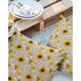 thumbnail image 2 of Farmhouse Sunflowers with Daisy and Bee Outdoor Pillow Covers Set of 2, Decorative Waterproof Throw Pillow Case, Spring Floral Cotton Linen Soft Cozy Cushion Pillowcases, 2 of 6