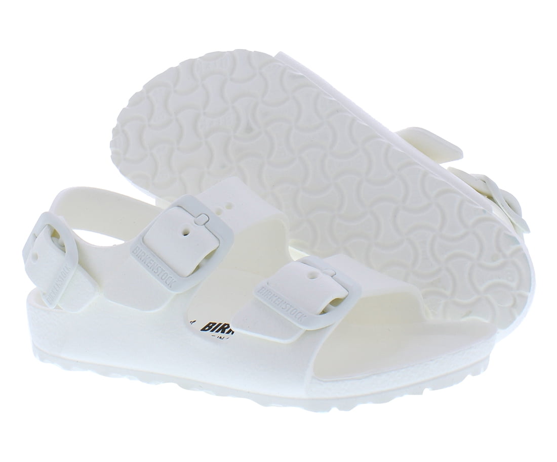 Birkenstock Milano Eva PS Girls Shoes Size 2, Color: White