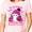 Pink-1, variant on Godmerch Women's Save the Boo-Bees Funny Ghost Bee Halloween Breast Cancer Awareness T-Shirt