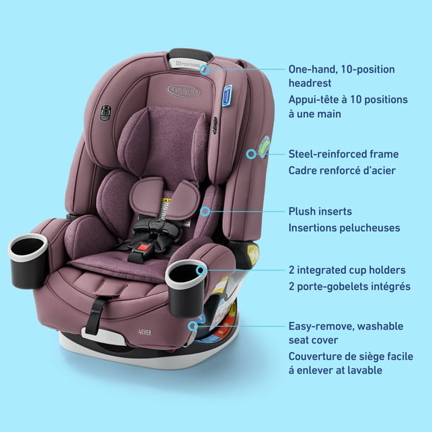 Graco 4Ever All-in-One Convertible Car Seat, 4-in-1 Baby to Big Graco 4Ever All-in-One Convertible Car Seat, 4-in-1 Baby to Big