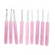 thumbnail image 2 of 9pcs Crochet Hook Set 2.0mm to 6.0mm Ergonomic Resin Handle Crocheting Needles for Beginners Professionals, 2 of 5