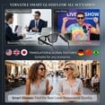 thumbnail image 3 of Gafas inteligentes de traducción MNVOEQ con audio Bluetooth e IA, 3 of 9