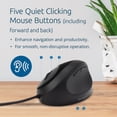 thumbnail image 3 of Ratón Kensington Pro Fit ergonómico con cable negro K75403WW, 3 of 5