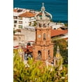 thumbnail image 2 of DeFreitas, Michael 13x18 White Modern Wood Framed Museum Art Print Titled - Our Lady of Guadalupe-Puerto Vallarta-Jalisco-Mexico, 2 of 4