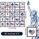thumbnail image 3 of Tarjetas de Juego Del Día de La Independencia, Temática Festiva En Rojo, Blanco y Azul, Entretenimiento Interactivo, Diversión para Fiestas Familiares, Educación Cultural, Juego de 24 Tarjetas, Diseñ, 3 of 7